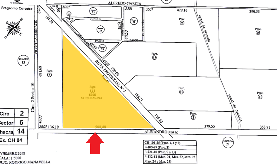 VENTA - CHACRA 14ha - TRELEW