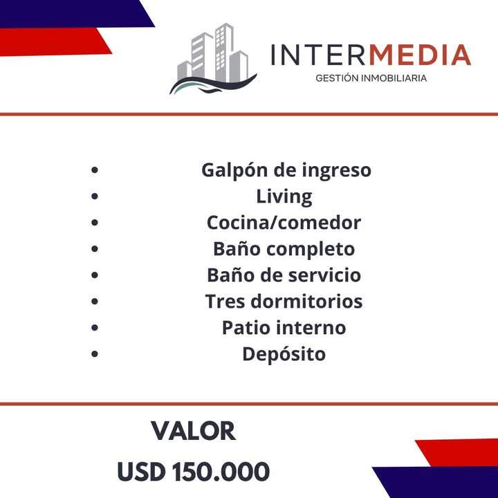 Casa en VENTA con Galpón TRELEW