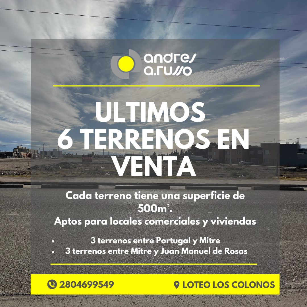 Últimos 6 terrenos sobre Murga en