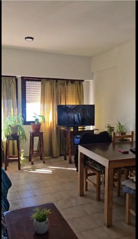 Departamento de un dormitorio frente al mar