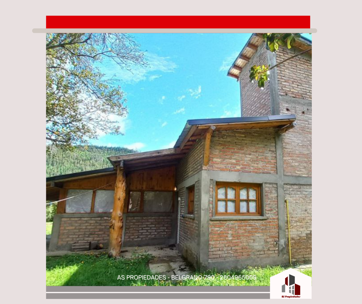 EN VENTA!!  7.5 HECTAREAS A LA VERA DE RUTA 40